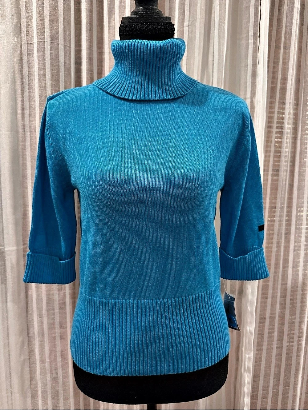 DKNY Jeans Blue Turtleneck Sweater NWT